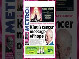 King's cancer message of hope #uknews