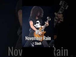 Top 10 Guitar Solos of the ‘90s