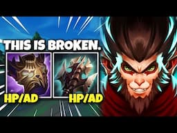 OVERLORD WUKONG! STACK HP BUT GET AD! | Season 15 Wukong Jungle