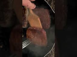Hiking and camping in Scotland. Scottish breakfast.