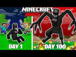 I Survived 100 Days as a DWELLER in HARDCORE Minecraft