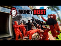 PARKOUR MONEY HEIST Escaping POLICE IN REAL FILE #1 ( bella ciao remix ) live video action