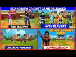 Brand New Cricket Game Released🔥 | 4vs4p,HD Gameplay | New Cricket Game 2025 | IPL Cricket Game 2025