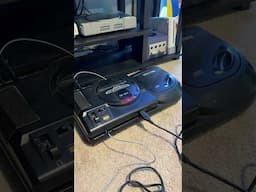 My Sega CD is connected for the first time in so many years! #segacd #retrogaming #gamingroom