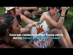 Colorado residents protest Trump administration during Denver’s “No Kings” protest