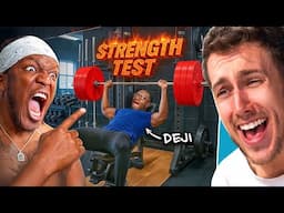 KSI vs DEJI STRENGTH TEST!
