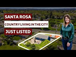 Urban Farmhouse w/ RV Parking + Chickens! | JUST LISTED | Living in Sonoma County, CA