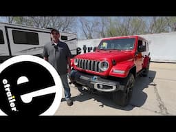 etrailer | How to Install the Roadmaster Direct-Connect Base Plate Kit - 2024 Jeep Wrangler 4xe