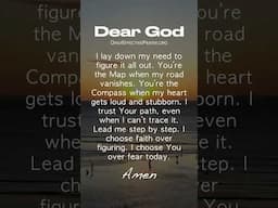Blessed Morning Prayer To Start Your Day | Faith Over Figuring–Trust God To Guide You