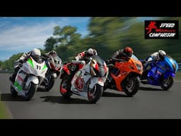 Hayabusa SPEED Evolution Comparison | FASTEST Hayabusa SPEED Comparison