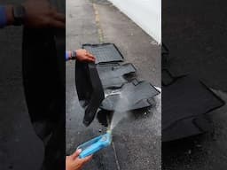 Quick floor mat cleaning for this mobile detailing service #cardetailing #mobiledetailer #richmondva
