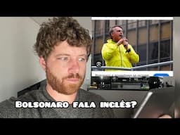 BOLSONARO falando INGLÊS (Americano reage)
