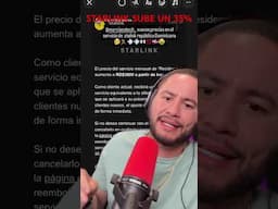 STARLINK SUBE UN 35% EN REPÚBLICA DOMINICANA! CUÁNTO ES EN TU PAÍS ?