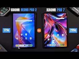 Xiaomi REDMI PAD 2 vs Xiaomi PAD 7 📱 ¿Cuál es para TI? ¡Elige BIEN! | COMPARATIVA