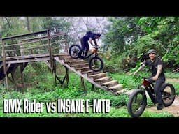 BMX Rider Takes On the Craziest Electric Mountain Bike–Vanpowers GrandTeton Ultra!