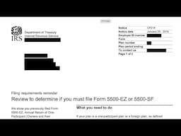 How to understand your CP214 Notice (Check to determine if you need to file IRS Form 5500)