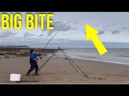 He Landed It❗️WHAT A BITE 😮 On the Beach with GKJ FISHING 🦈