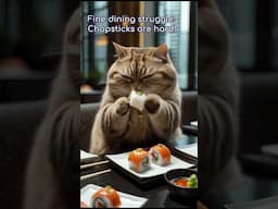 The chubby Cat’s billionaire dream!  #english #funnycats #cat