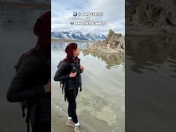 Is this Earth 🌍 or another planet 👽 We might have found the weirdest place in California #monolake
