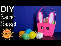 EASY DIY EASTER BASKET I How to make paper basket, Easter Craft Ideas, Easy DIY Paper Craft