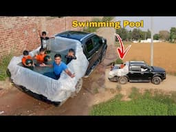 Gari Mein Swimming Pool Bana Diya 😱