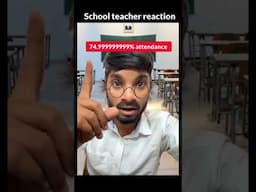 School teacher reaction || IIT Motivation | JEE 2026 | JEE 2027 #iit #jee #shorts