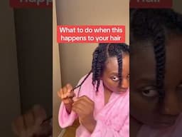 What to do when your hair does this