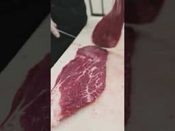 Cutting Beef Flat Iron Steaks! 🔪🥩 #shorts