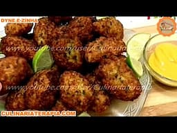 Aprenda Como Fazer Bolinho de Arroz de Peixe Salgadinho Fácil e Rápido Ensinado por Especialista