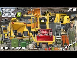 MISSION COMPLETE! TREE REMOVED & EVERYTHING HAULED BACK | PUBLIC WORK | Farming Simulator 25 | EP 3
