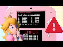 MY Nintendo 2DS CRASHED: ERROR SCREEN