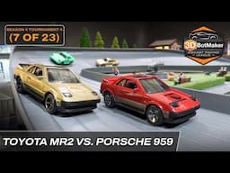 Toyota MR2 vs Porsche 959 - Qualify Race 7 KotM Diecast