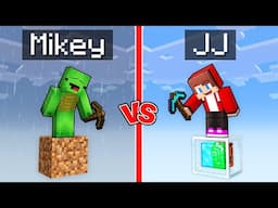 Mikey Block vs JJ Custom Block Survival Battle in Minecraft (Maizen)