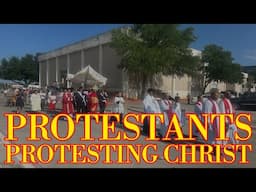 Protestants Harass Catholics in Texas During Eucharistic Procession