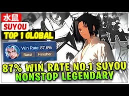 87% Win Rate No.1 Suyou Nonstop Legendary [ Top 1 Global Suyou ] 水鼠 - Mobile Legends Emblem Build