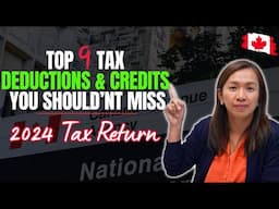 Top 9 Tax Deductions & Credits You Don’t Want to Miss on Your 2024 Tax Return (Filed in 2025)