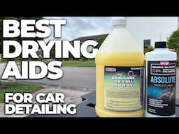 How to Use P&S ABSOLUTE & TECH CHOICE 582 as DRYING AIDS! - Auto Detailing