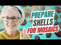 PREPARE SHELLS FOR MOSAICS: Get your shells ready for shell mosaics