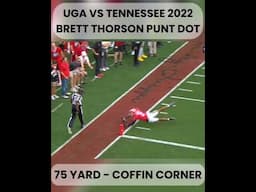 Brett Thorson with a PERFECT punt!