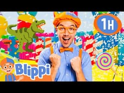 Blippi's Dino Dance Adventure 🦖✨ | Blippi | Family Time! 👨‍👩‍👦 | MOONBUG KIDS