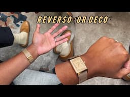 HANDS ON the stunning new 18k gold Milanese Reverso Tribute ‘Or Deco’ #reverso #jlc