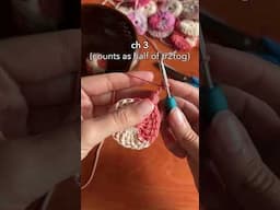 How to Make a Crochet Yo-Yo 🧶✨ #crochet #crochettutorial #shorts