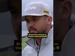 Jason Day is a Browns fan despite Steelers colors 😂