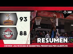 🟠 Ángeles vs Zonkeys Playoffs Chevron Liga Mexicana de Basquetbol presentada por Caliente.MX RESUMEN
