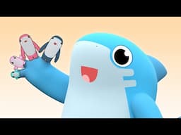 Finger Family 👨‍👩‍👧‍👦 Baby Shark | Nursery Rhymes & Kids Songs | Shark Academy