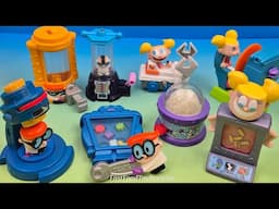 2003 DEXTER'S LABORATORY set of 8 BURGER KING COLLECTIBLES VIDEO REVIEW
