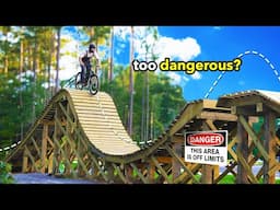 I built a rollercoaster for bikes. But they shut it down.