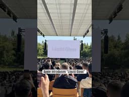Apple Liquid Glass - New Design Language for Apple!
