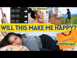 i tried 11 ways to REWIRE my brain for happiness (as a depressed girlie). Only 4 things worked.