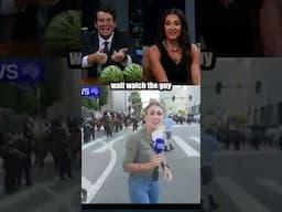 Australian Reporter Gets SHOT At ICE Protest